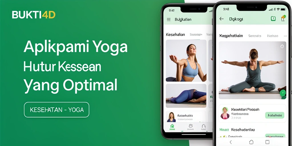 Antarmuka BUKTI4D menampilkan berbagai program Yoga interaktif.