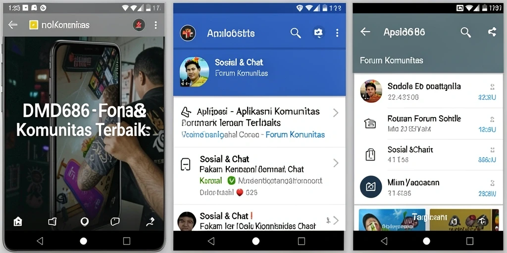 Antarmuka DMD686 yang ramah pengguna dan interaktif.