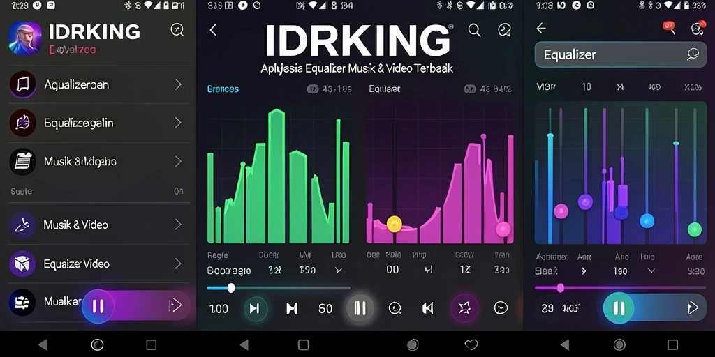 Tampilan antarmuka aplikasi IDRKING yang modern dan intuitif.