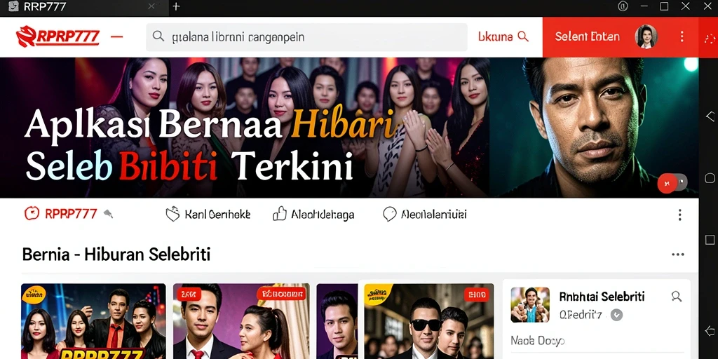 Antarmuka RPRP777 yang menarik dan informatif.